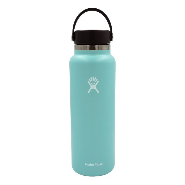 Alpine Hydro Flask Water Bottle 40 Oz Wide Mouth Flex Cap Etched U-State